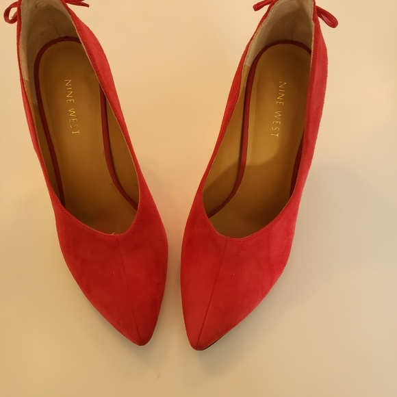 red suede shoes - Picture 3 of 4